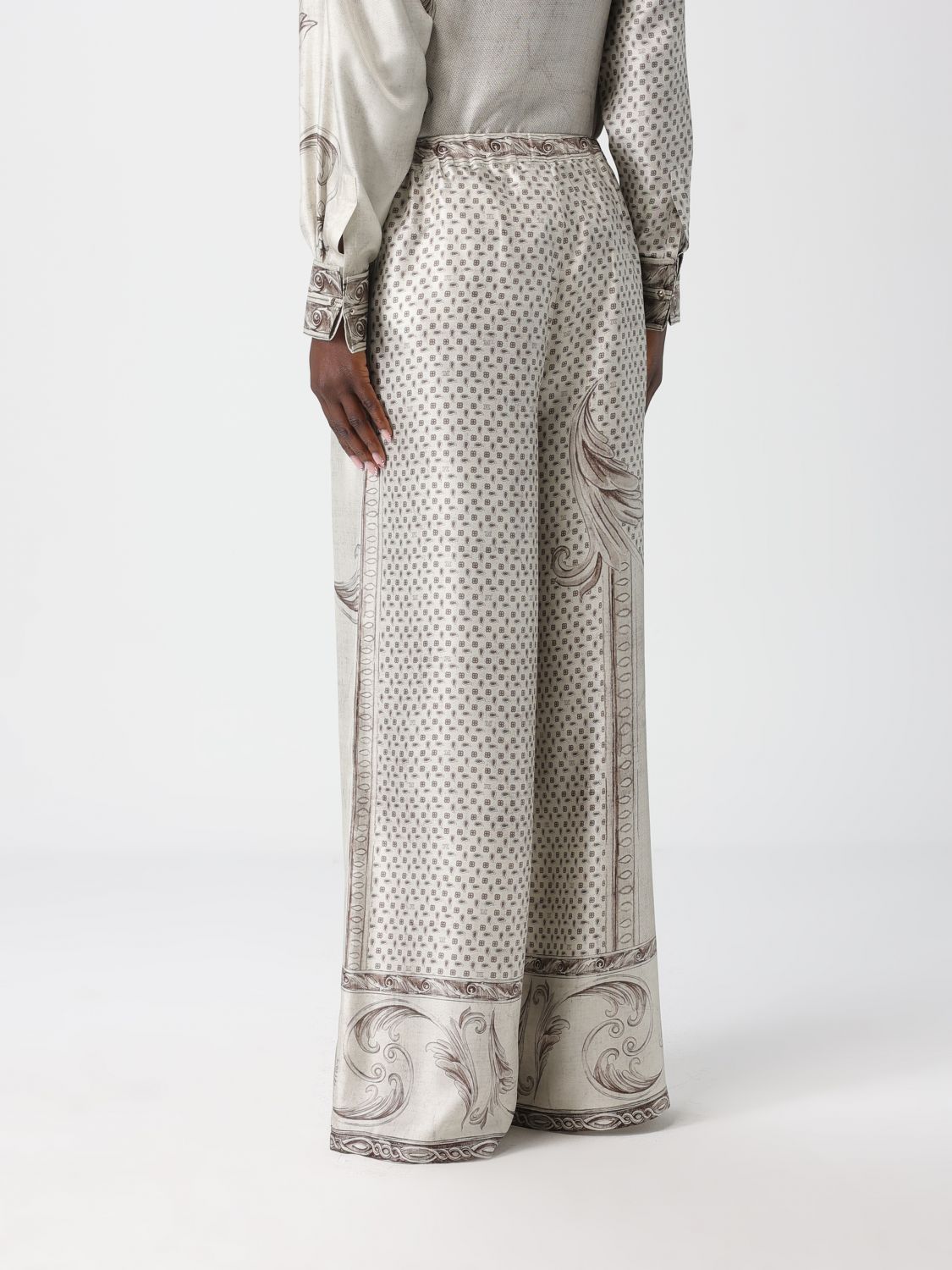 Max Mara Pants Woman Ivory MAX MARA