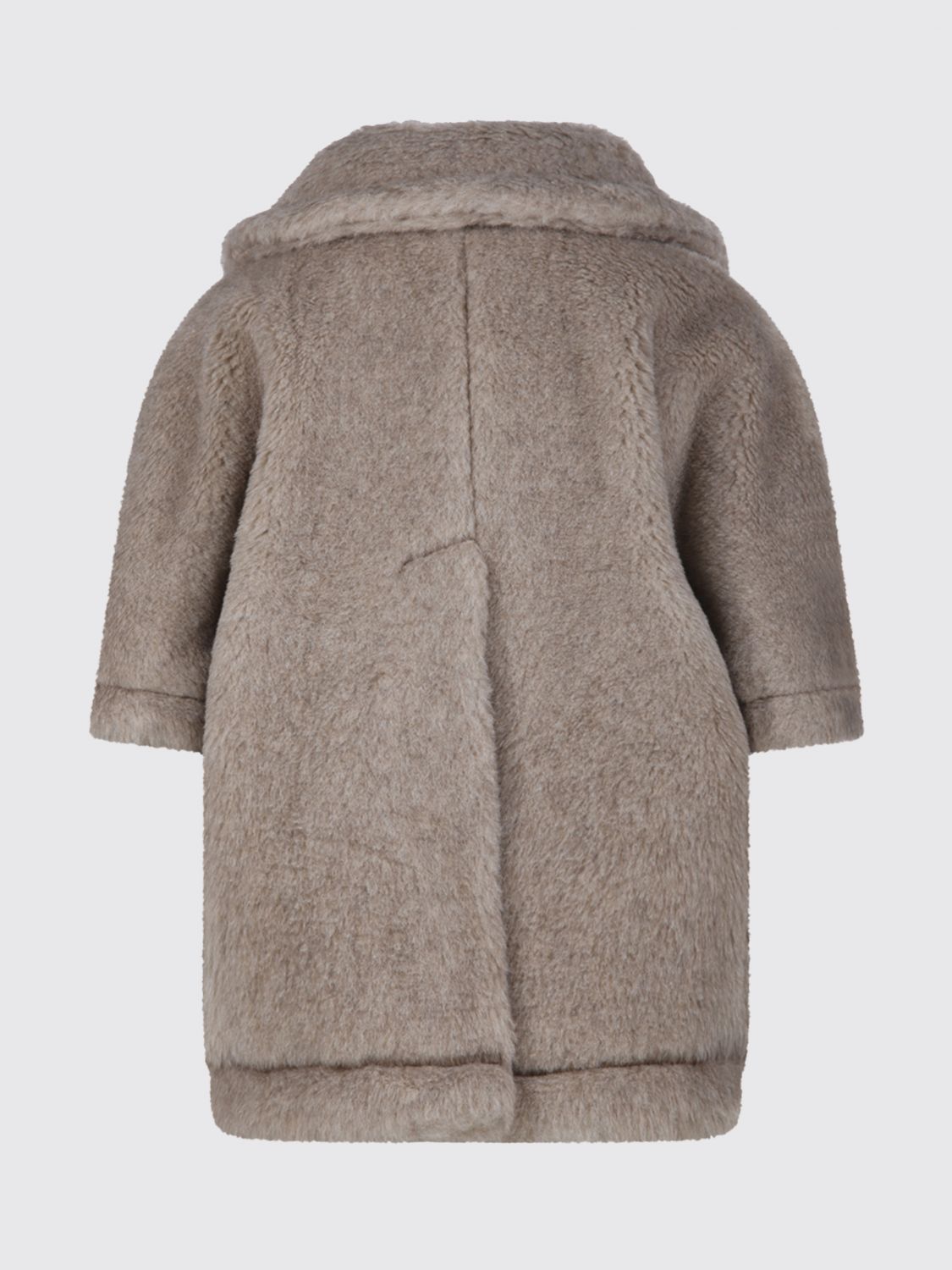 Max Mara Fur Coat Woman Moss Green MAX MARA