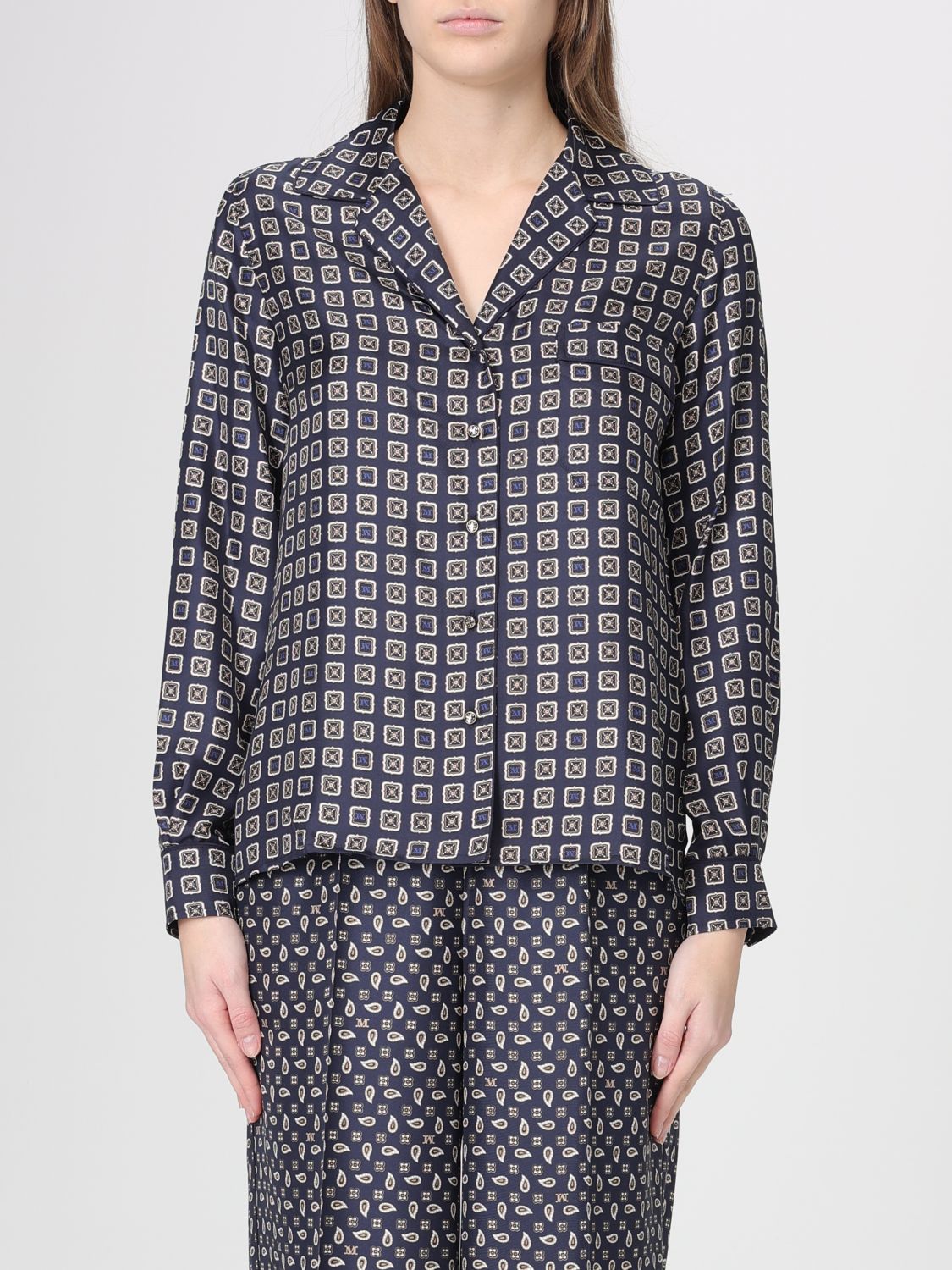 Max Mara Shirt Woman Blue MAX MARA