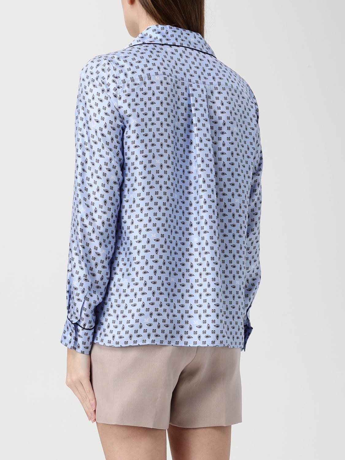 Max Mara Shirt Woman Gnawed Blue MAX MARA