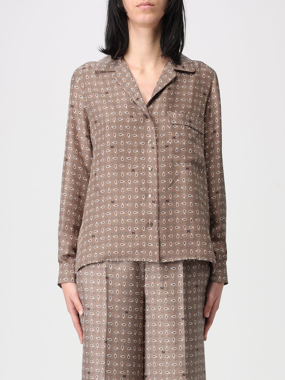 Max Mara Shirt Woman Brown MAX MARA