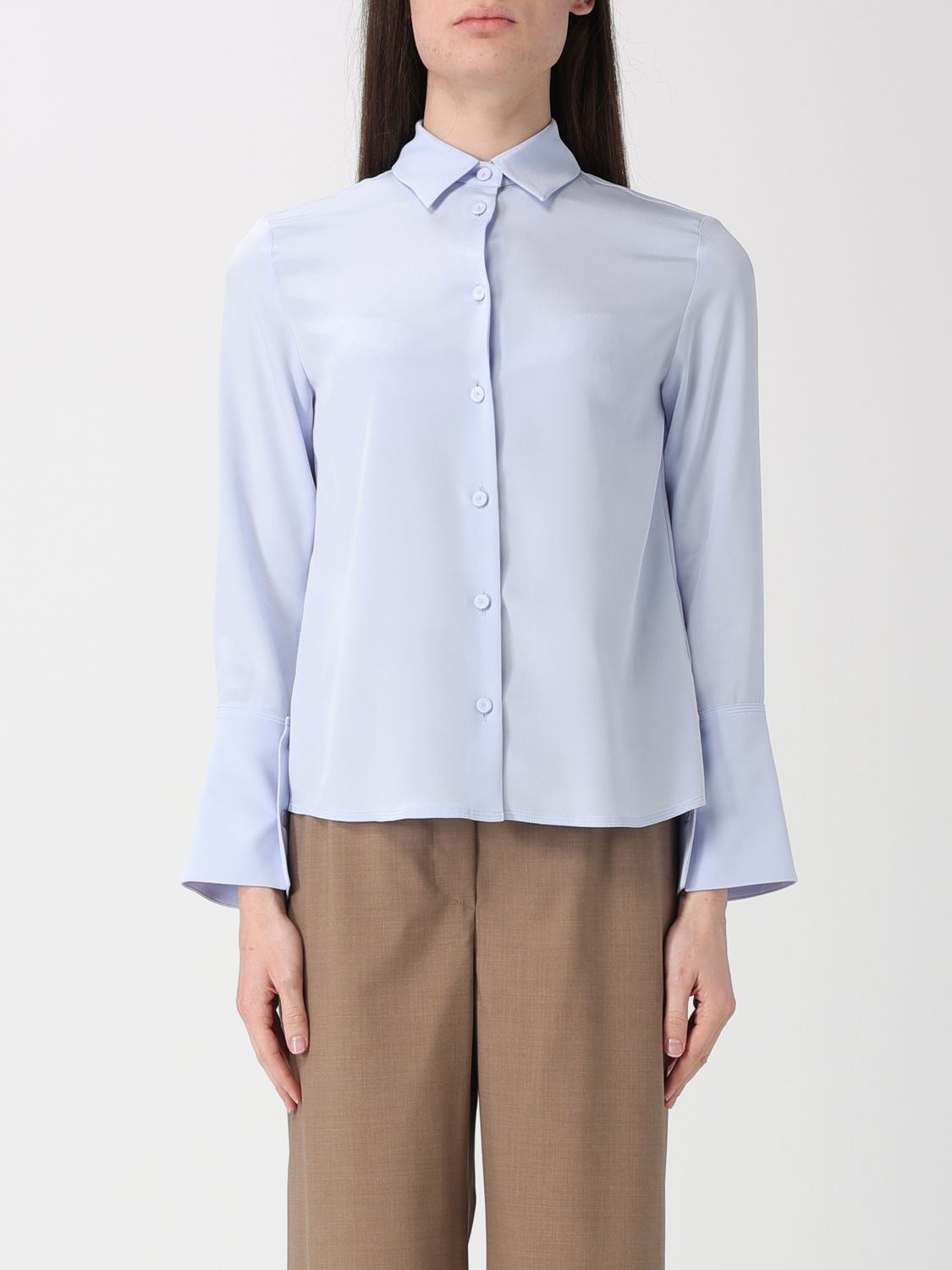 Max Mara Shirt Woman Blue 1 MAX MARA