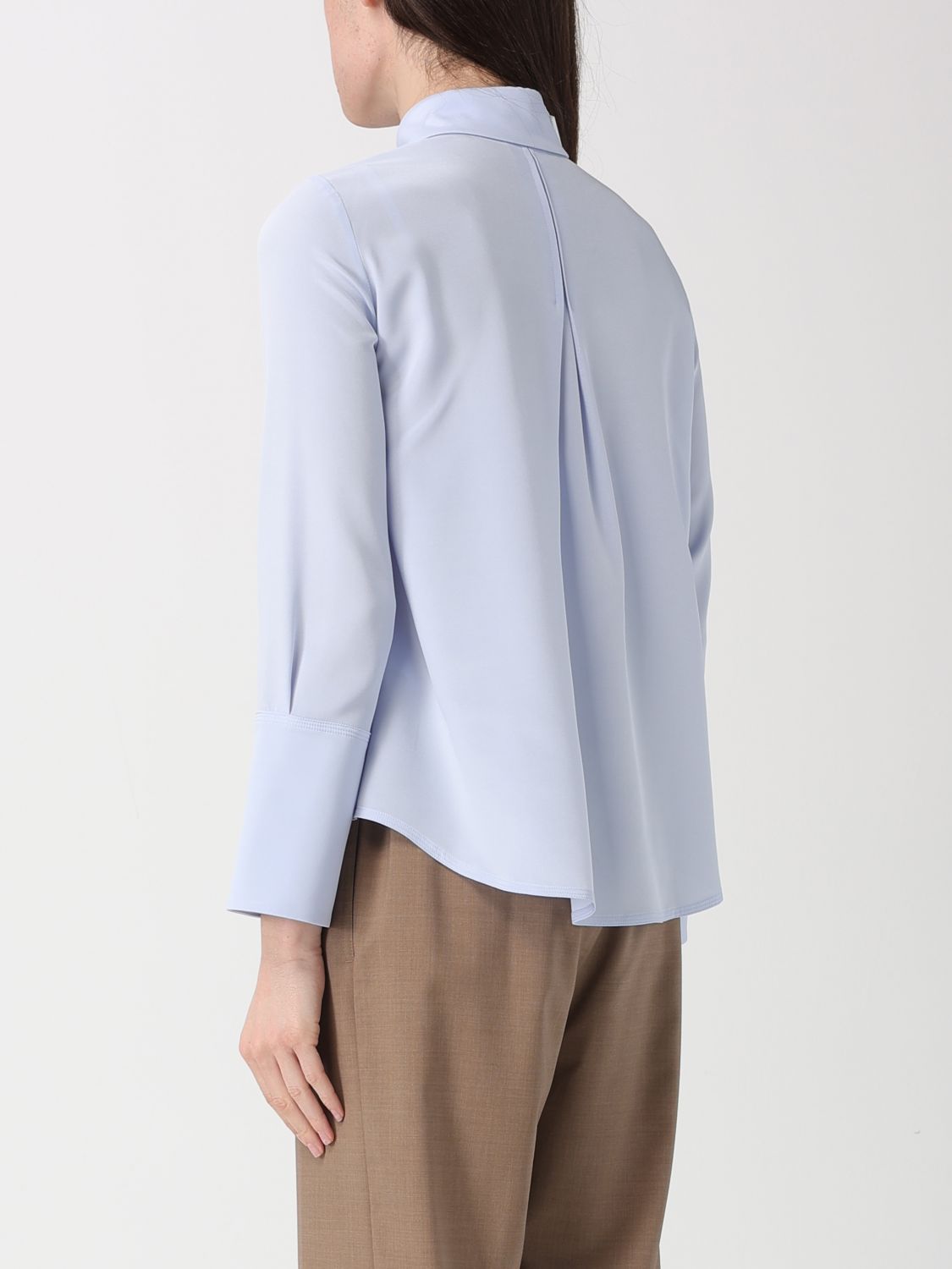 Max Mara Shirt Woman Blue 1 MAX MARA