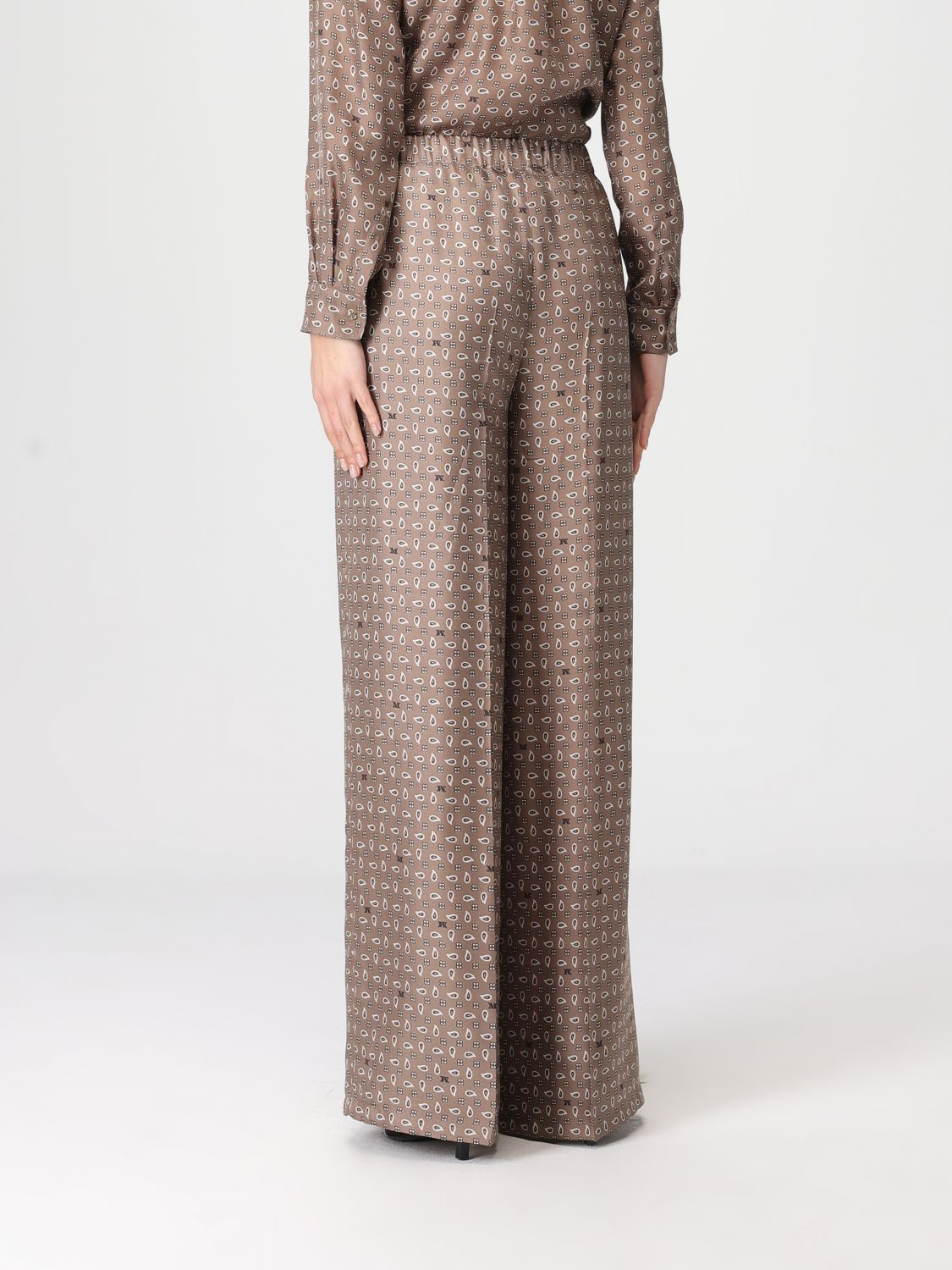 Max Mara Pants Woman Kaki MAX MARA