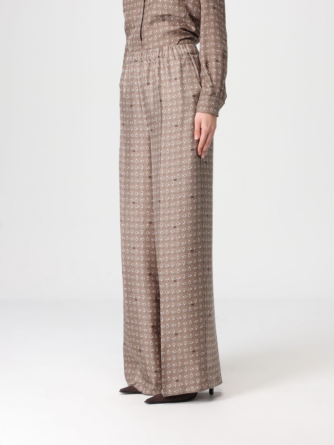 Max Mara Pants Woman Kaki MAX MARA