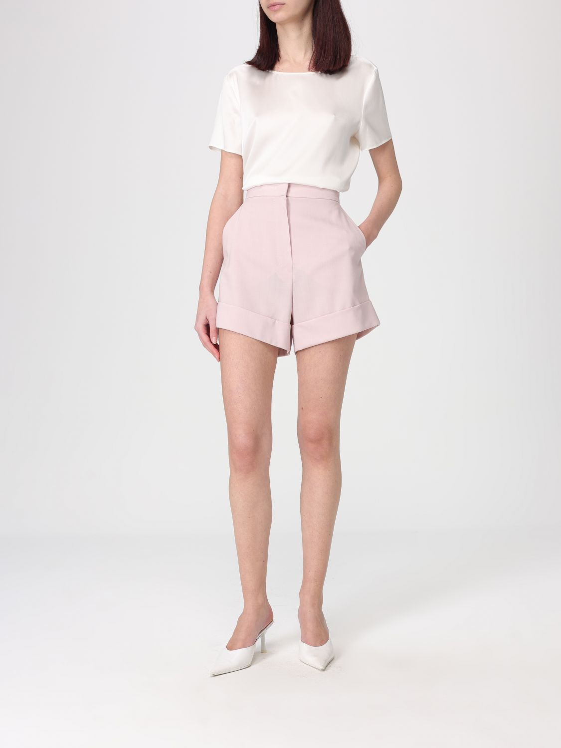 Max Mara Shorts Woman Pink MAX MARA