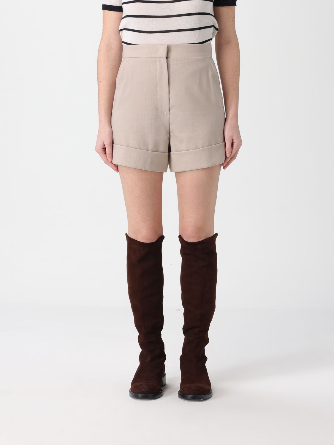 Max Mara Shorts Woman Sand