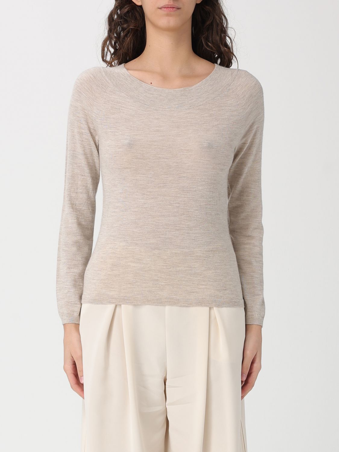 Max Mara Sweater Woman Beige MAX MARA