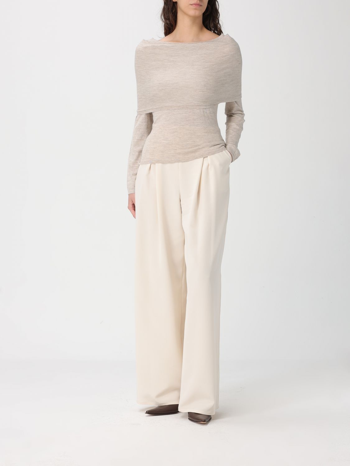 Max Mara Sweater Woman Beige MAX MARA