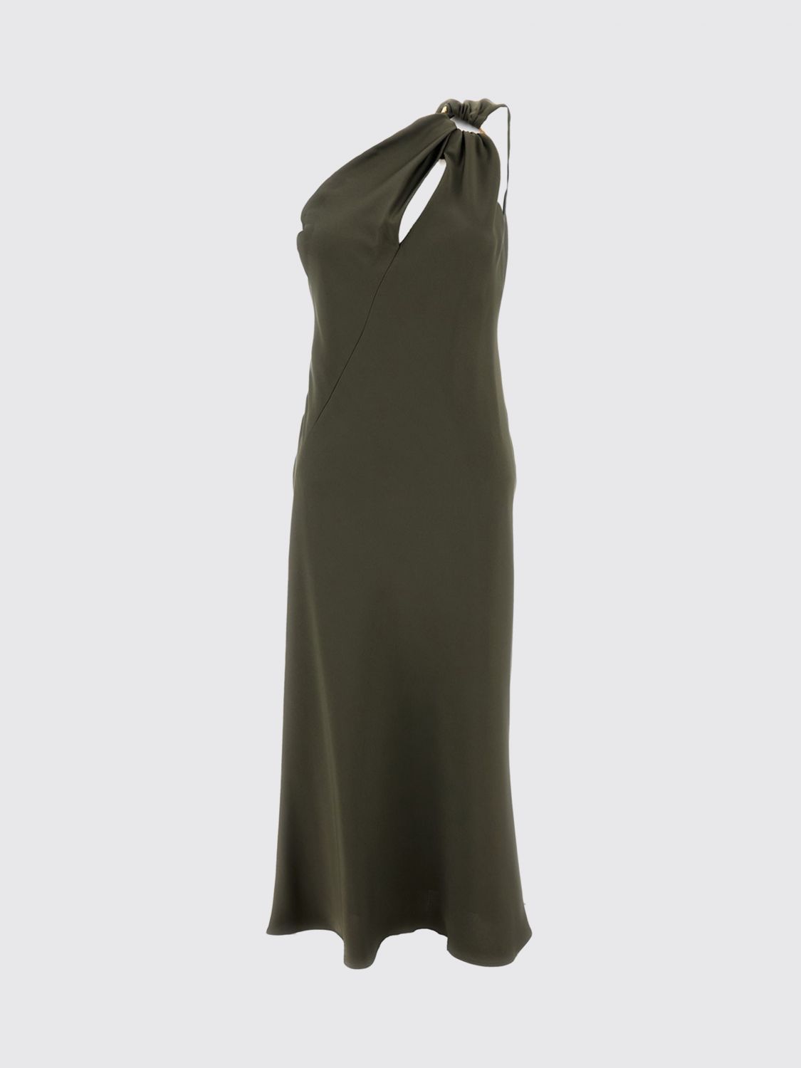 Max Mara Studio Dress Woman Moss Green