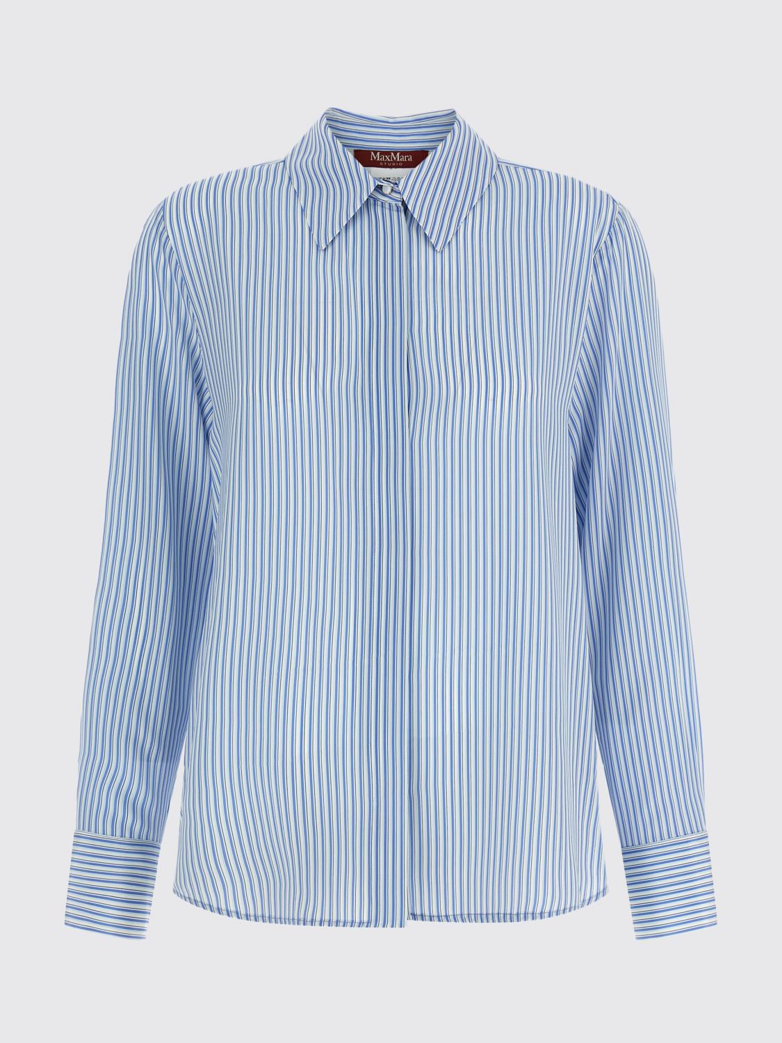Max Mara Studio Shirt Woman Blue MAX MARA STUDIO
