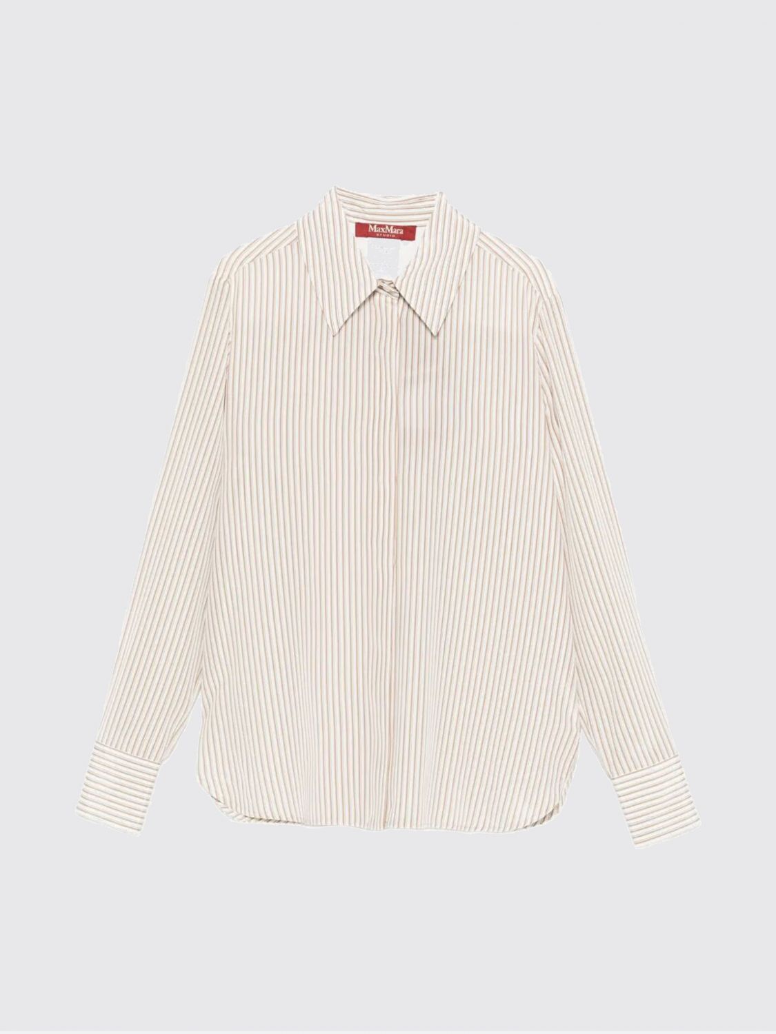 Max Mara Studio Shirt Woman Brown MAX MARA STUDIO