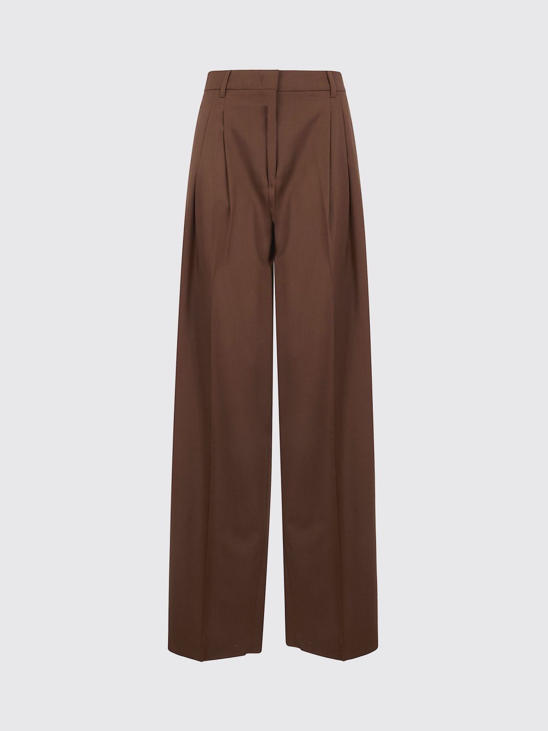Max Mara Studio Pants Woman Brown