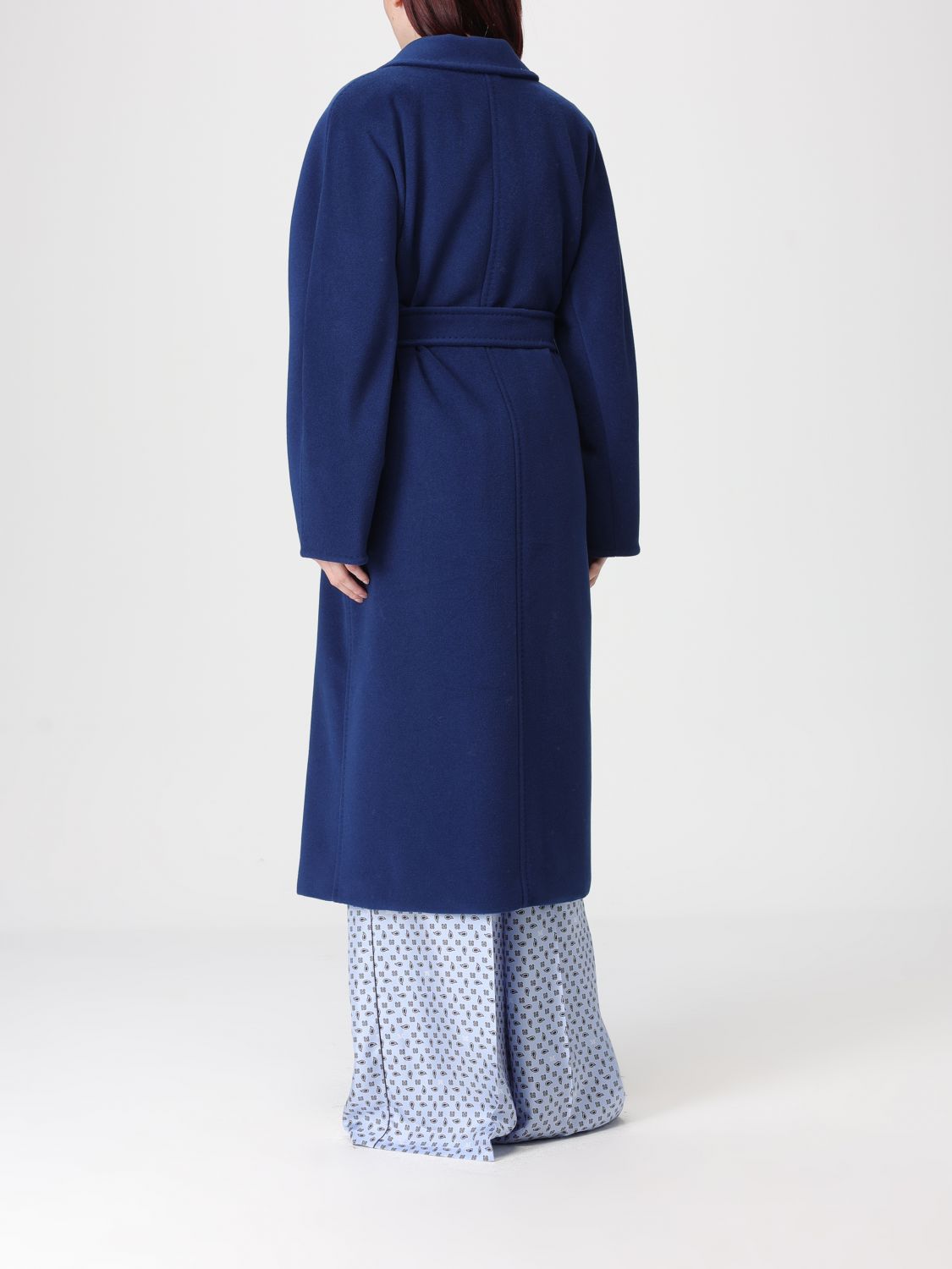 Max Mara Coat Woman Blue MAX MARA