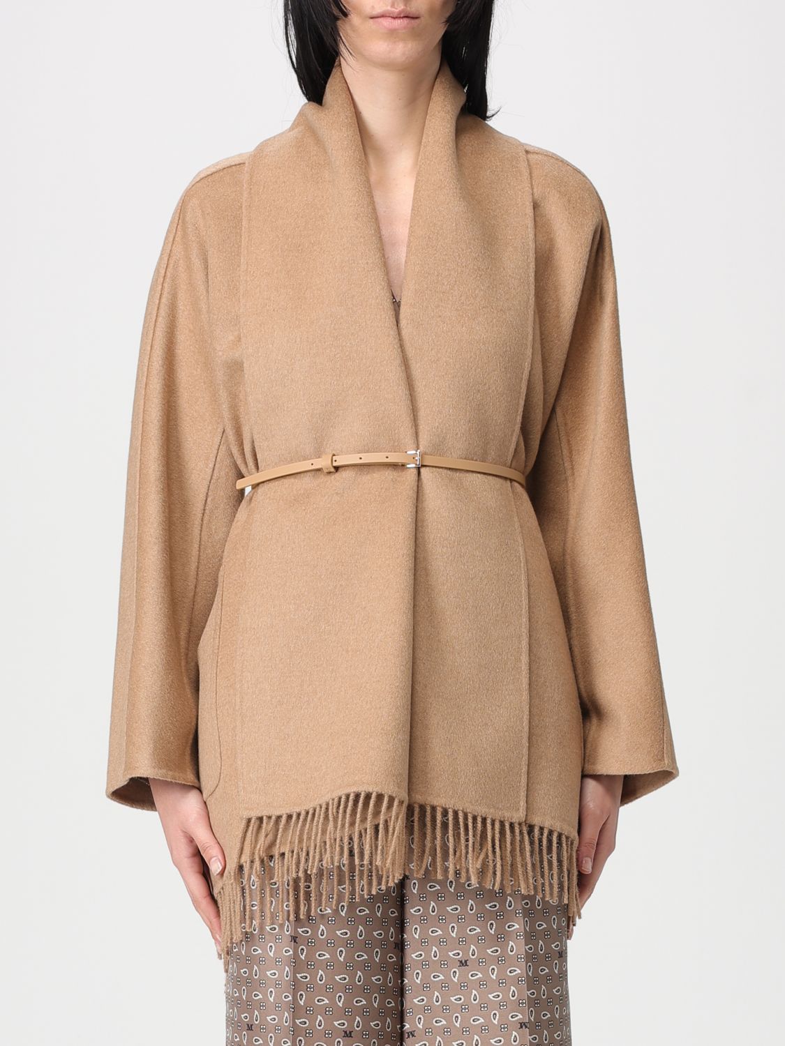 Max Mara Coat Woman Camel MAX MARA