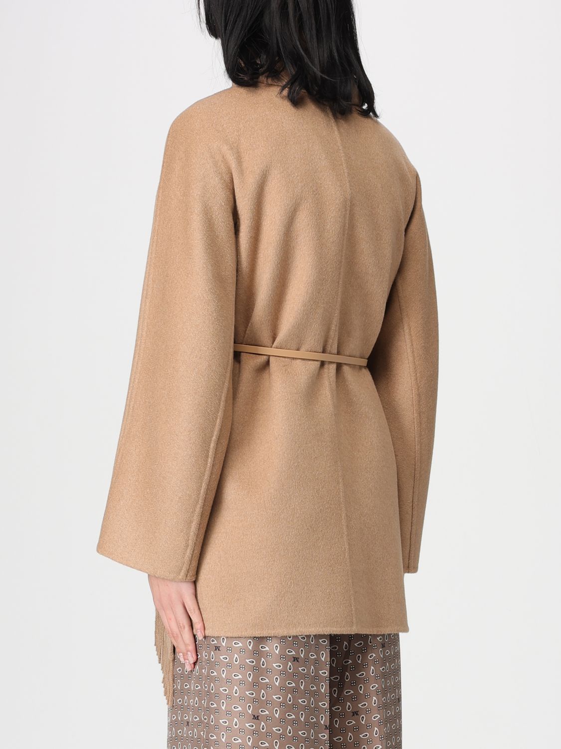 Max Mara Coat Woman Camel MAX MARA