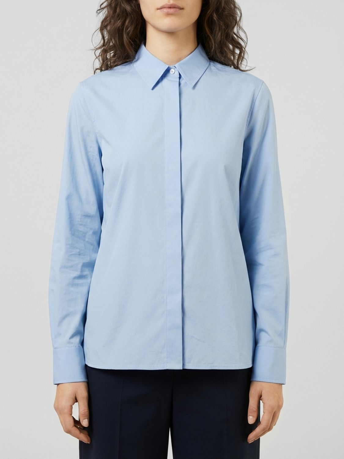 Max Mara Shirt Woman Gnawed Blue MAX MARA