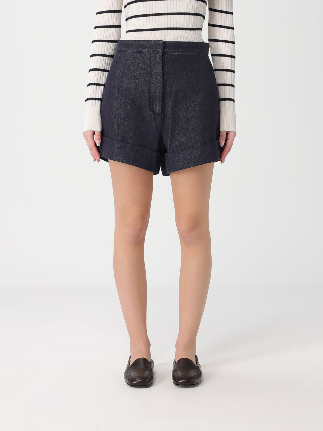 Max Mara Shorts Woman Blue MAX MARA
