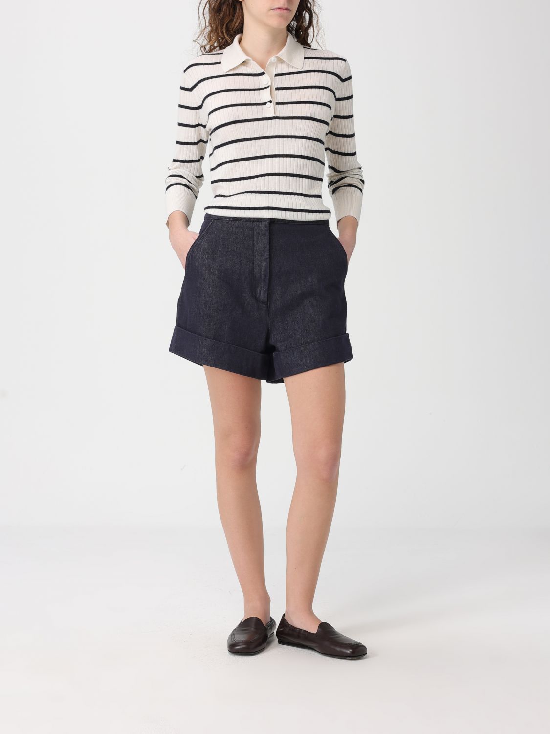 Max Mara Shorts Woman Blue MAX MARA