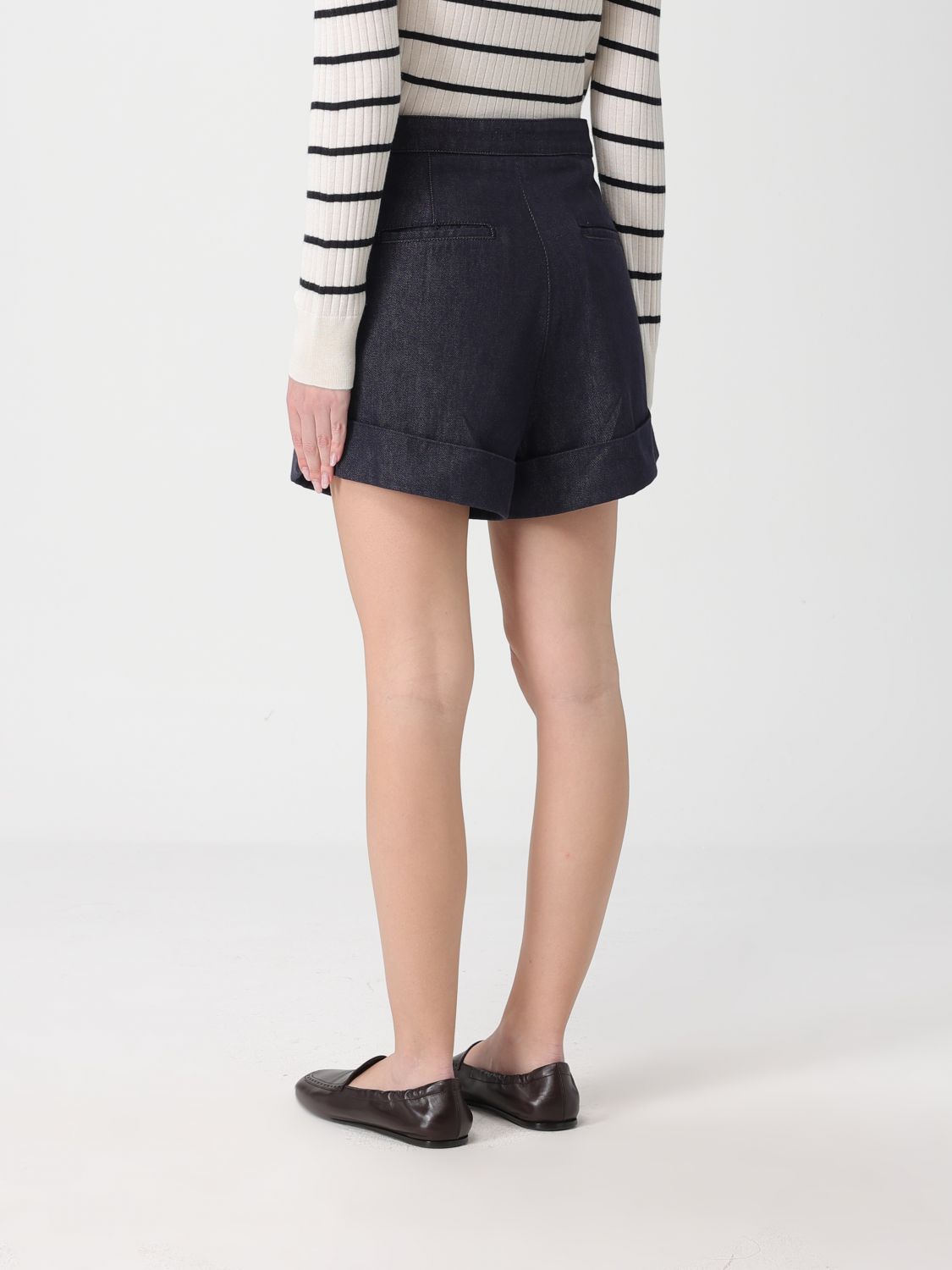 Max Mara Shorts Woman Blue MAX MARA