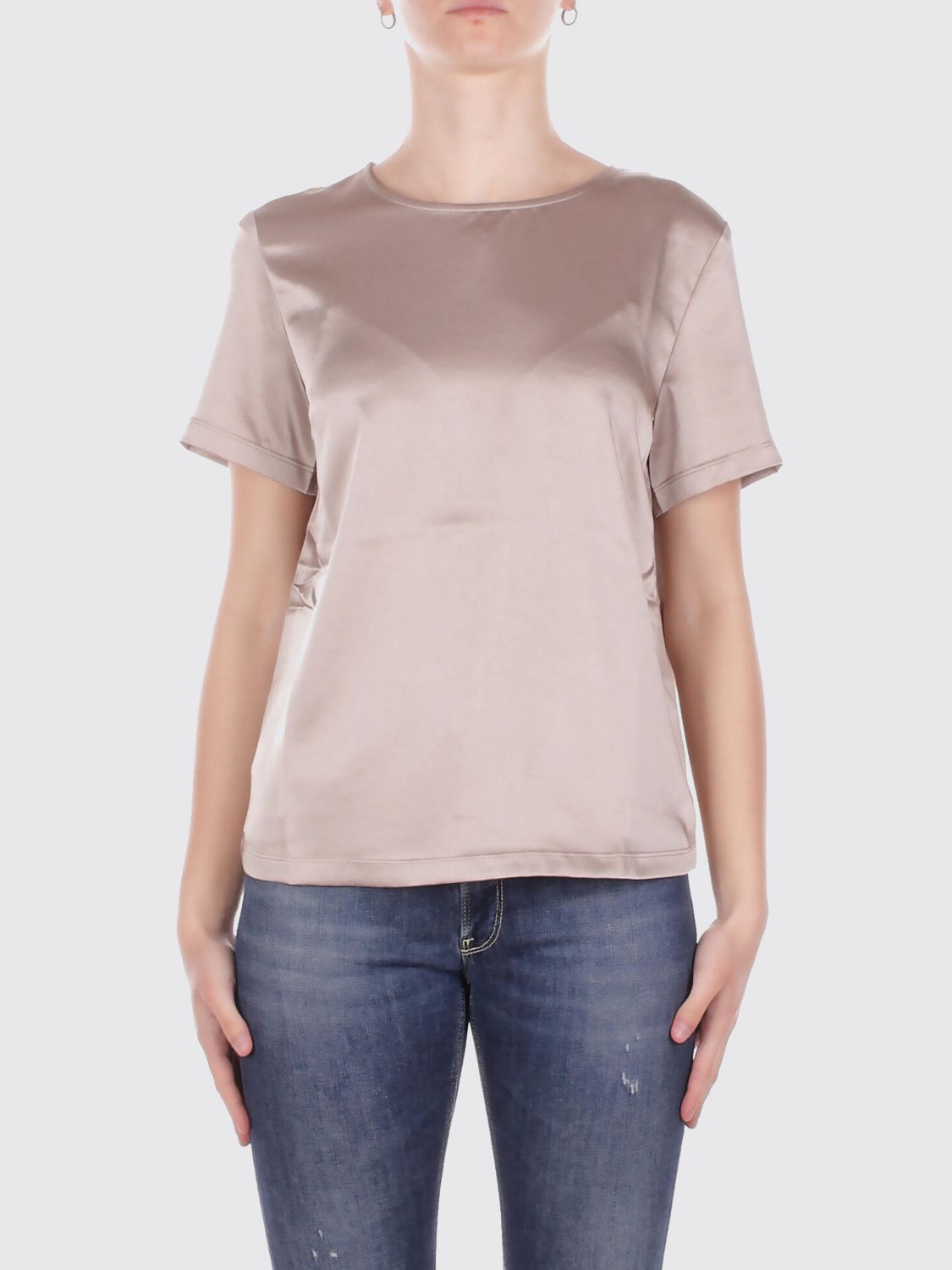 Weekend Max Mara T-Shirt Woman Nude