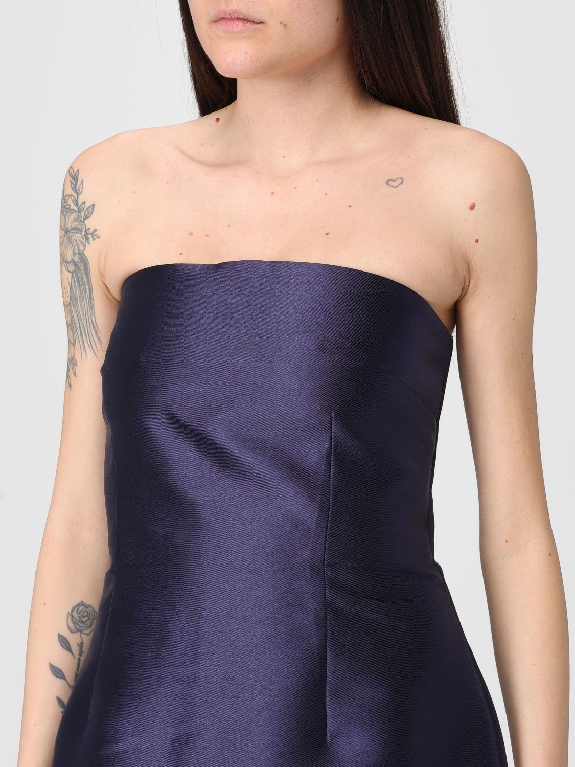 Solace London Dress Woman Blue SOLACE LONDON