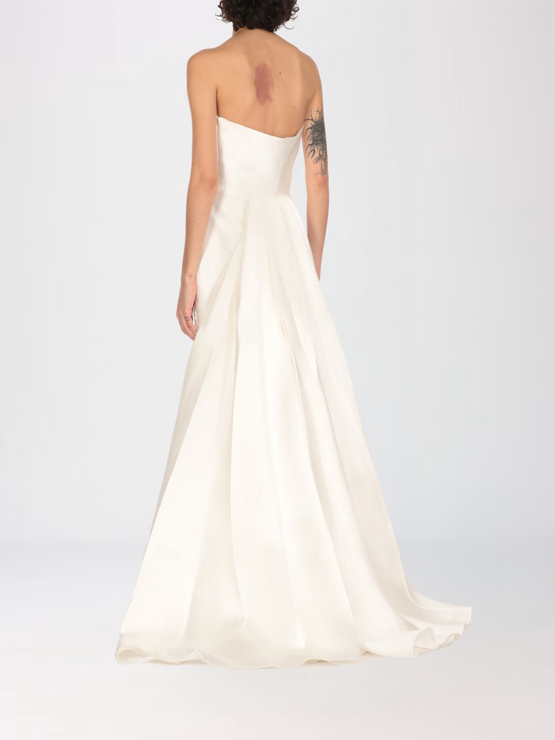 Solace London Dress Woman Yellow Cream SOLACE LONDON