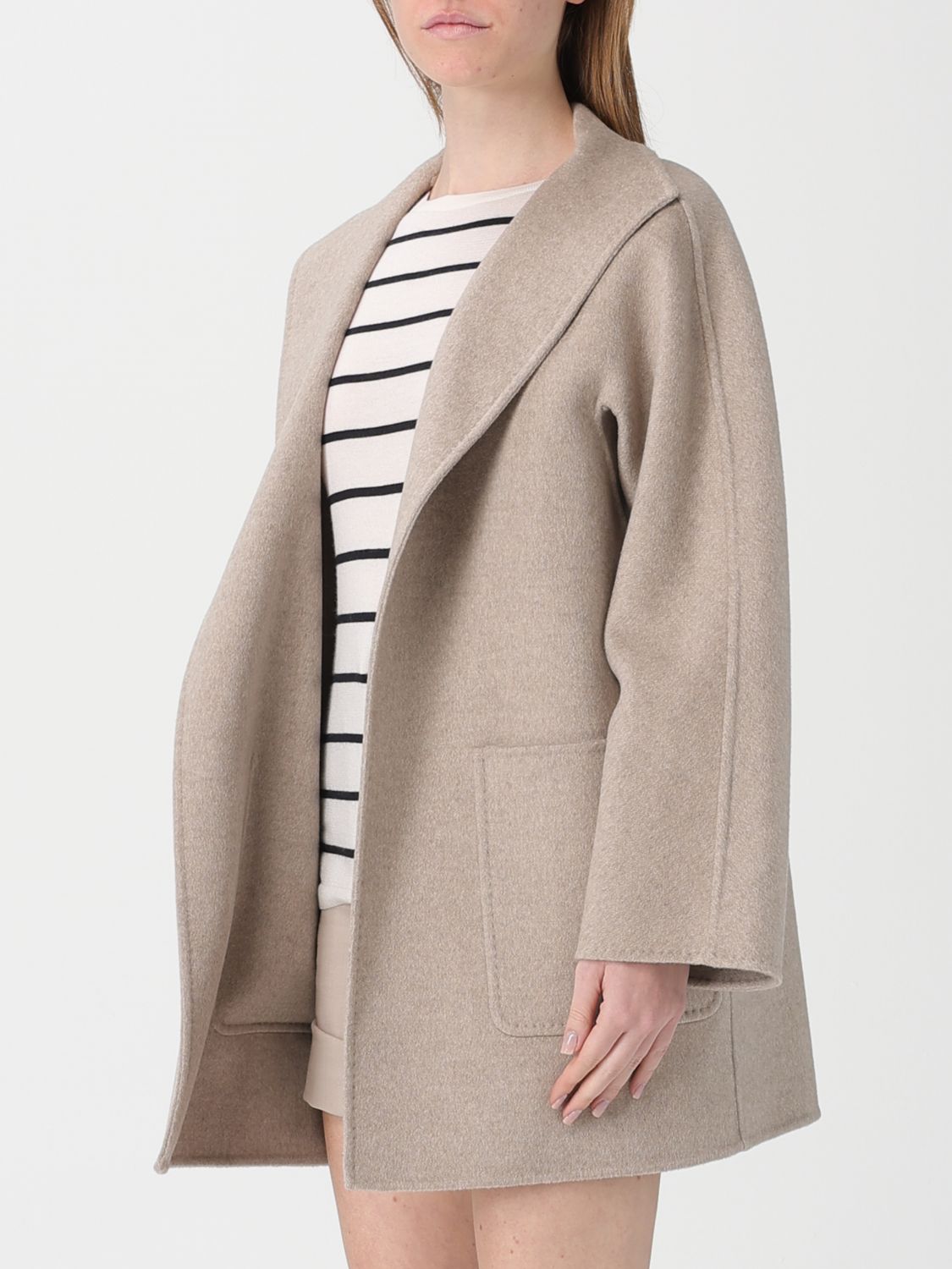 Max Mara Coat Woman Beige MAX MARA