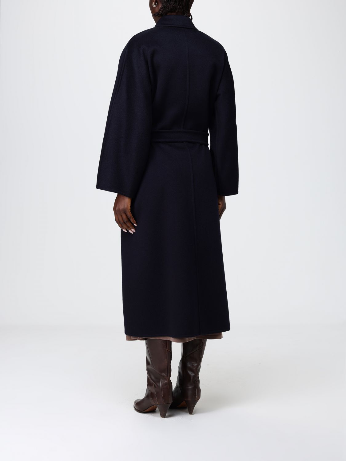 Max Mara Coat Woman Black MAX MARA