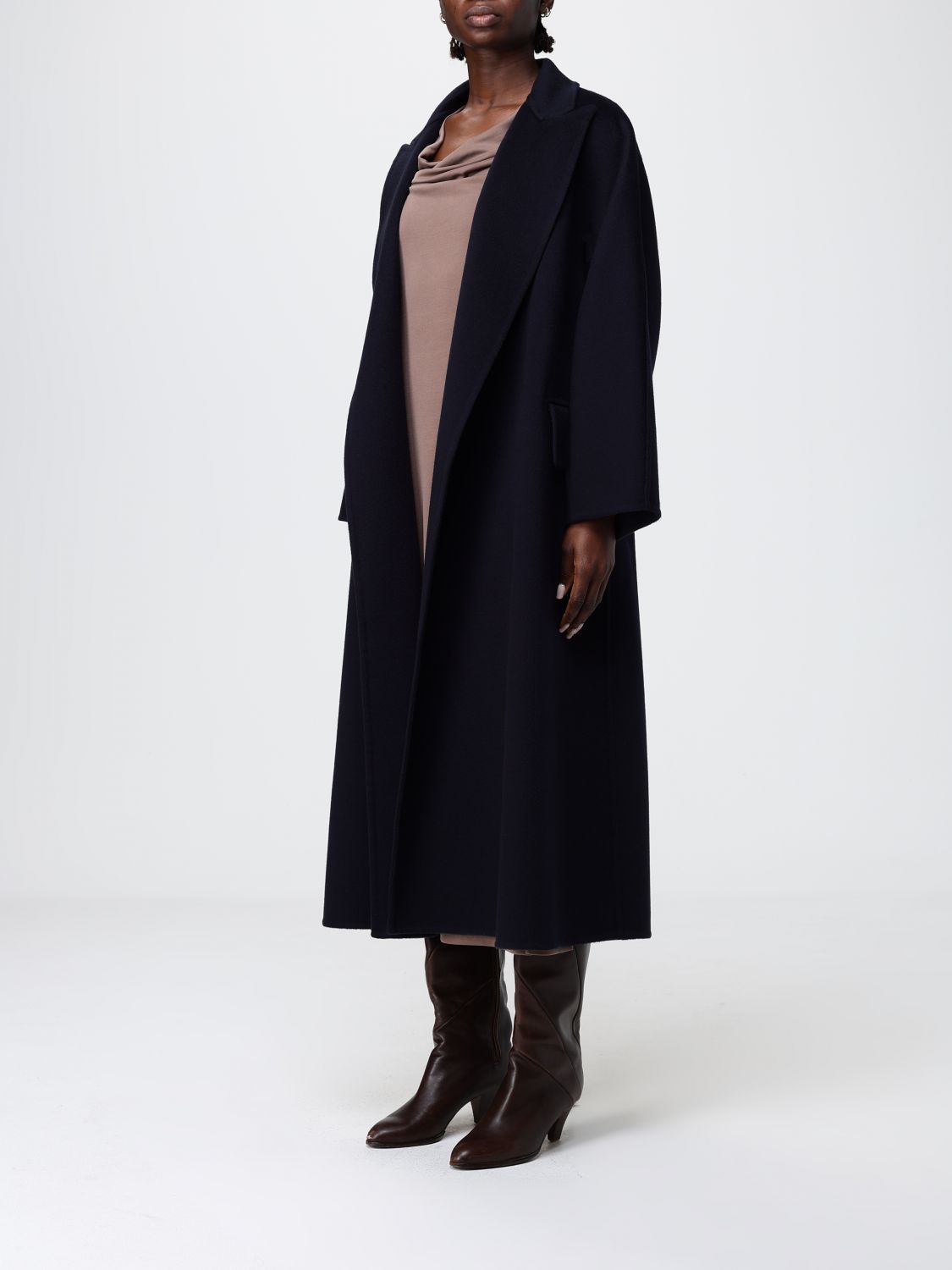 Max Mara Coat Woman Black MAX MARA