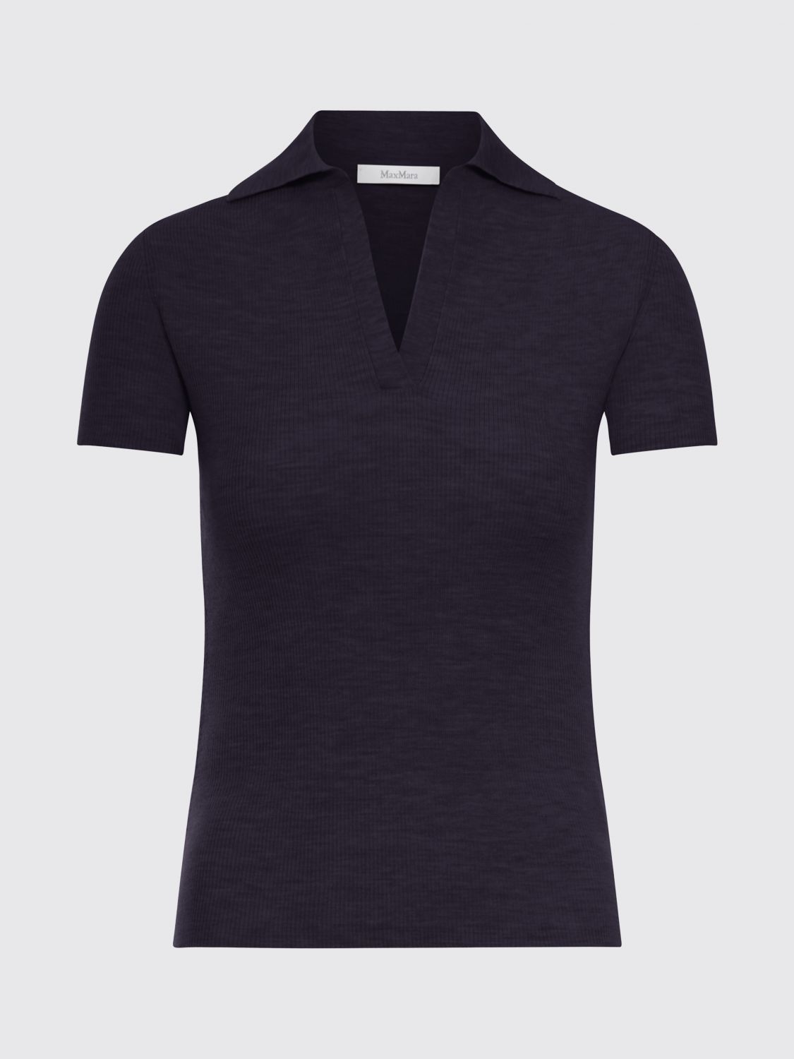 Max Mara Polo Shirt Woman Blue MAX MARA