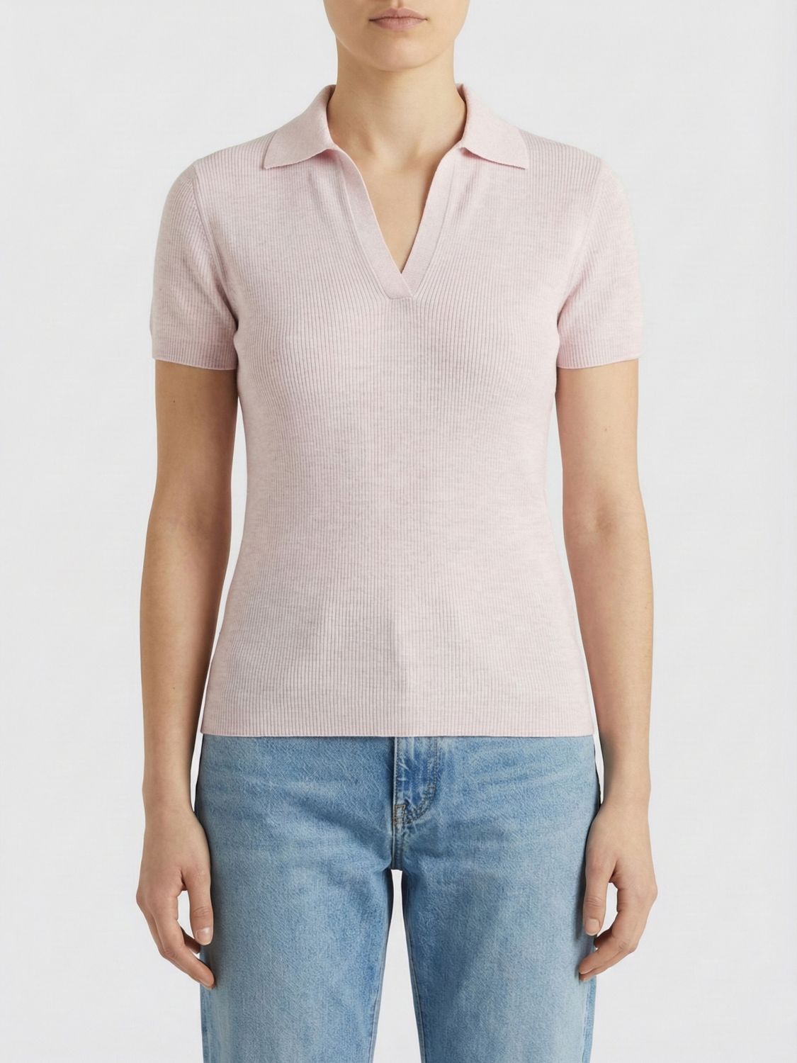 Max Mara Polo Shirt Woman Pink MAX MARA