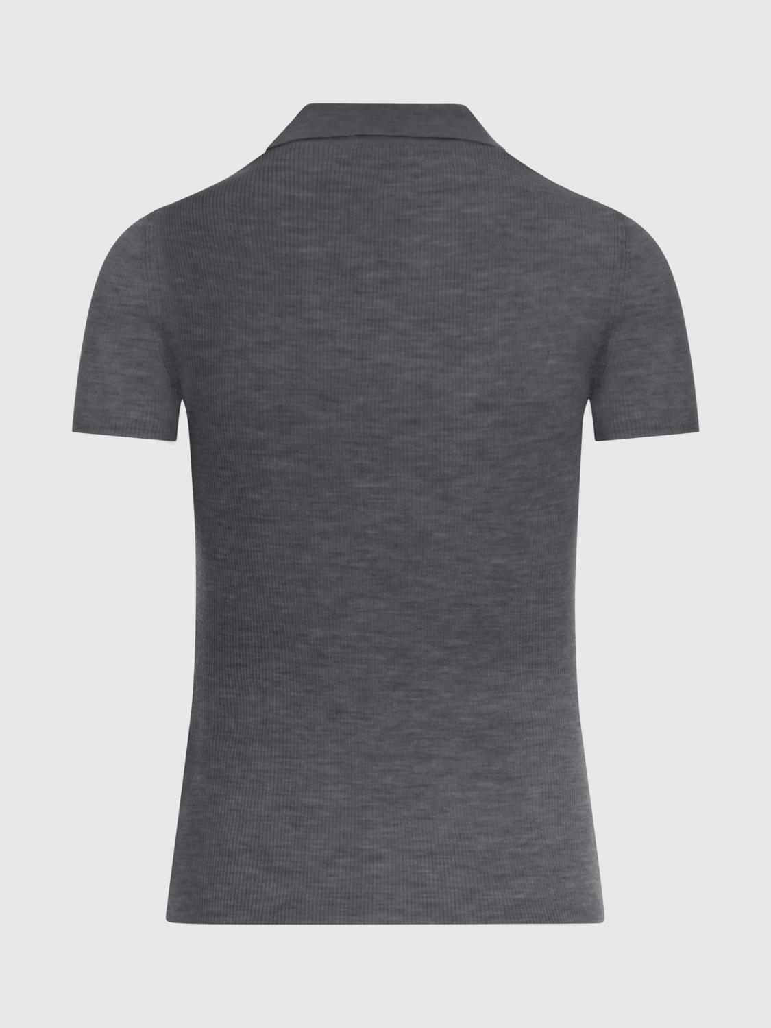 Max Mara Polo Shirt Woman Grey MAX MARA