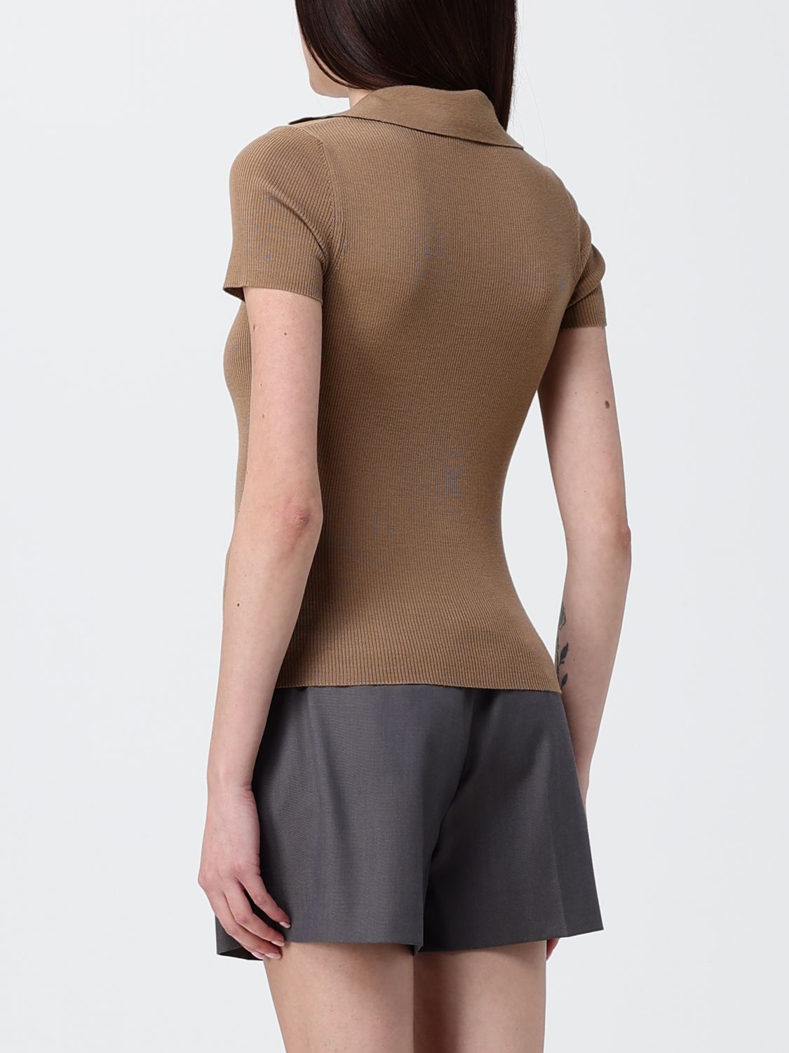 Max Mara Polo Shirt Woman Sand MAX MARA