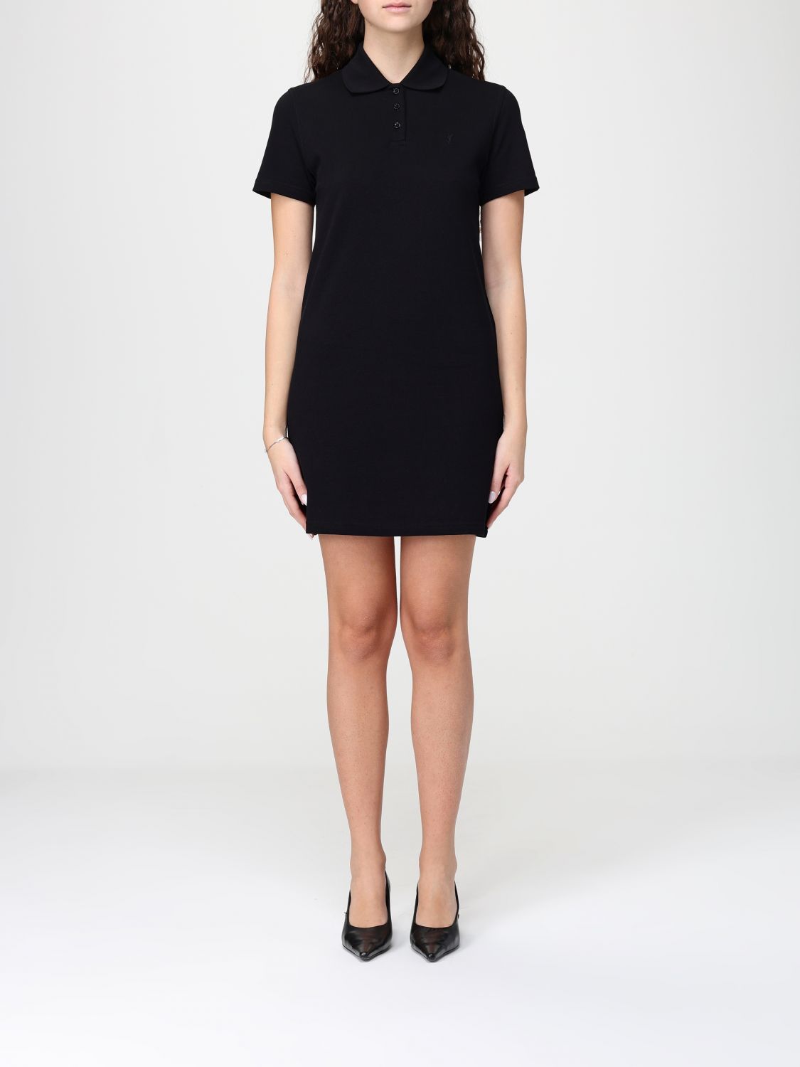 Saint Laurent Dress Woman Black SAINT LAURENT