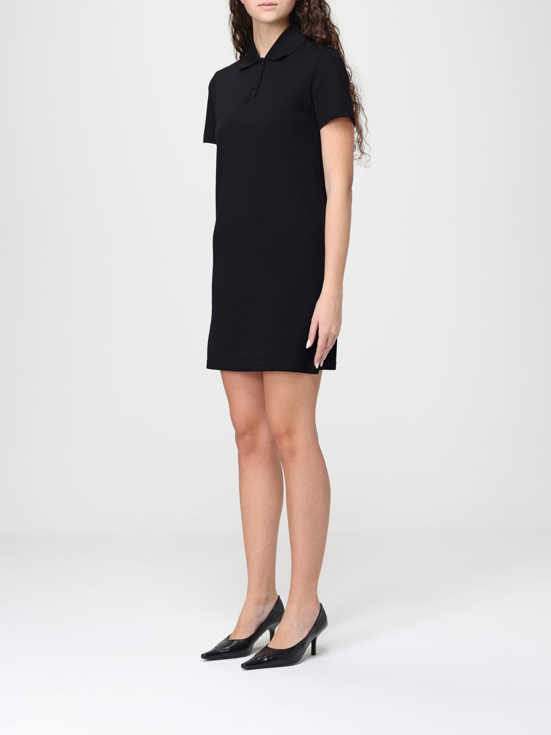 Saint Laurent Dress Woman Black SAINT LAURENT