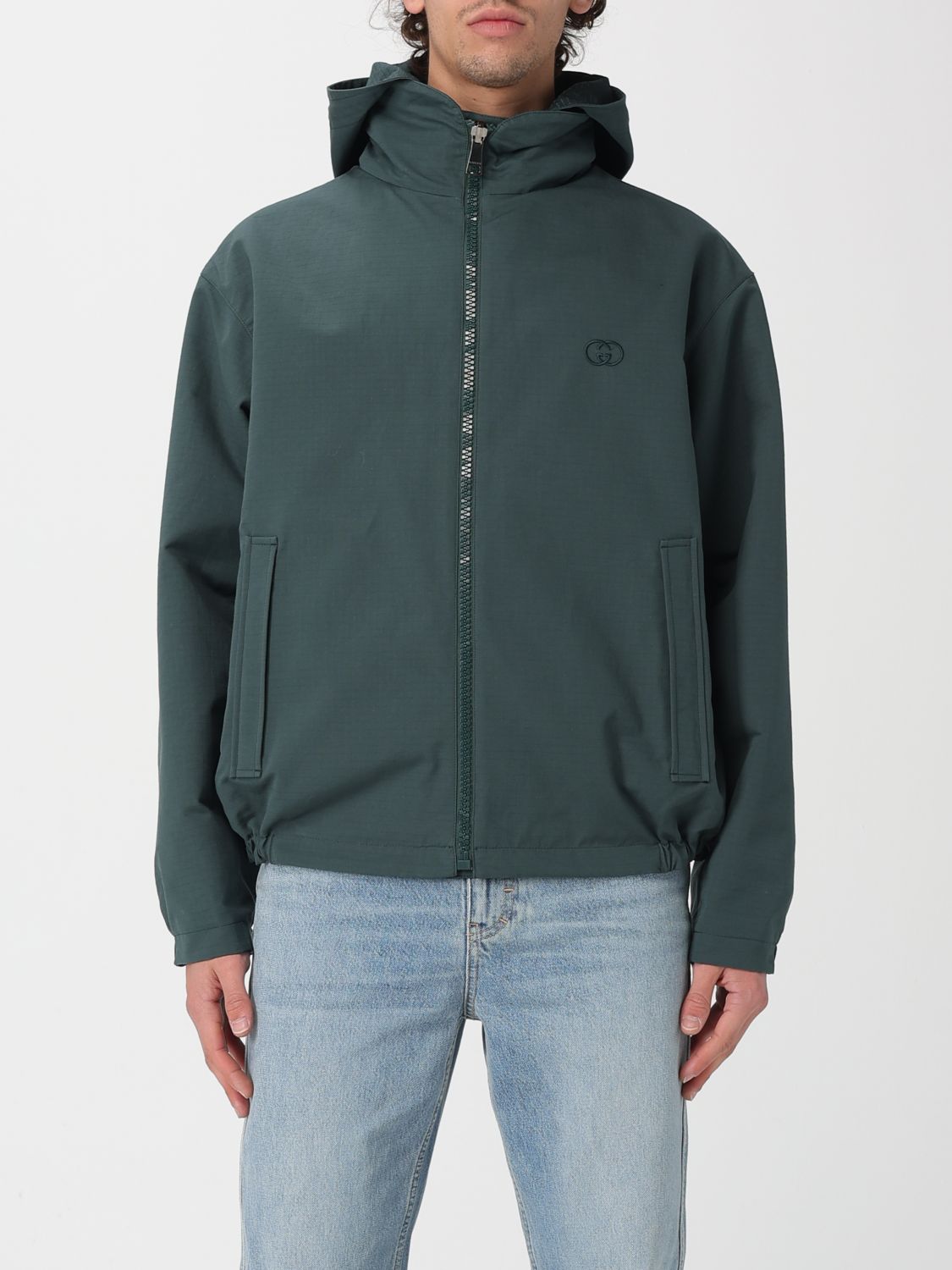 Gucci Jacket Men Petroleum Blue GUCCI