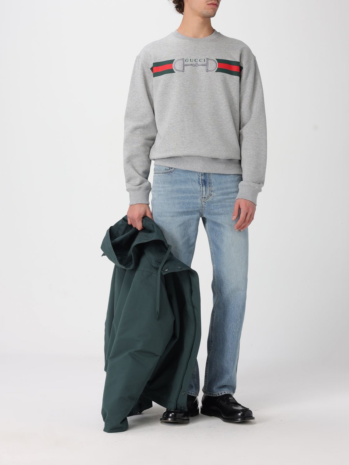 Gucci Jacket Men Petroleum Blue GUCCI