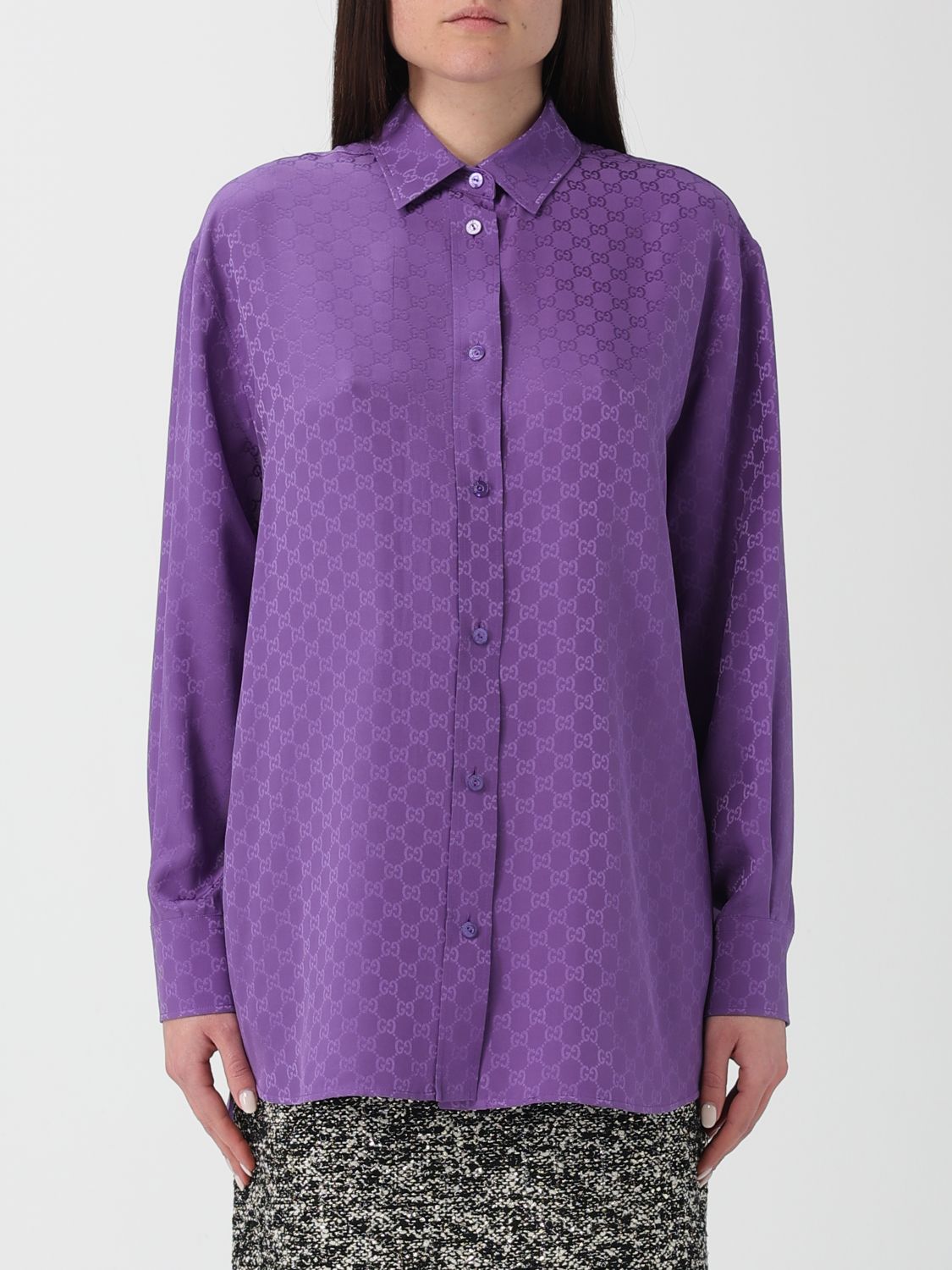 Gucci Shirt Woman Violet GUCCI