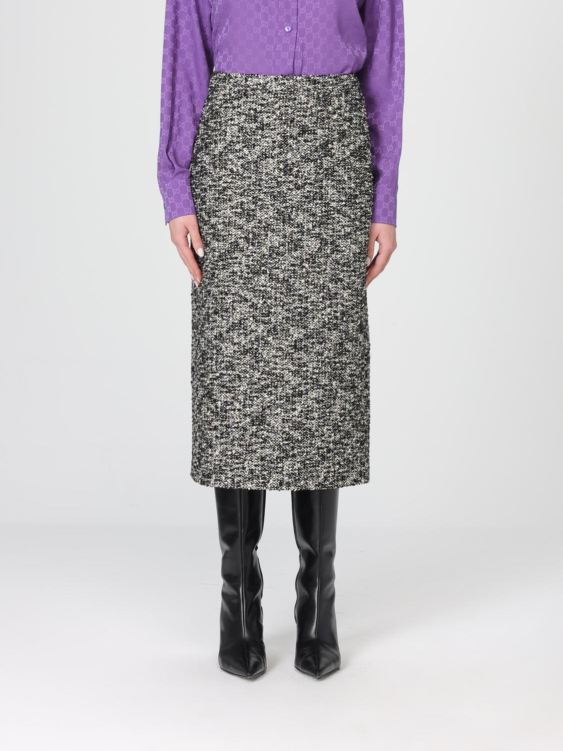 Gucci Skirt Woman Black GUCCI