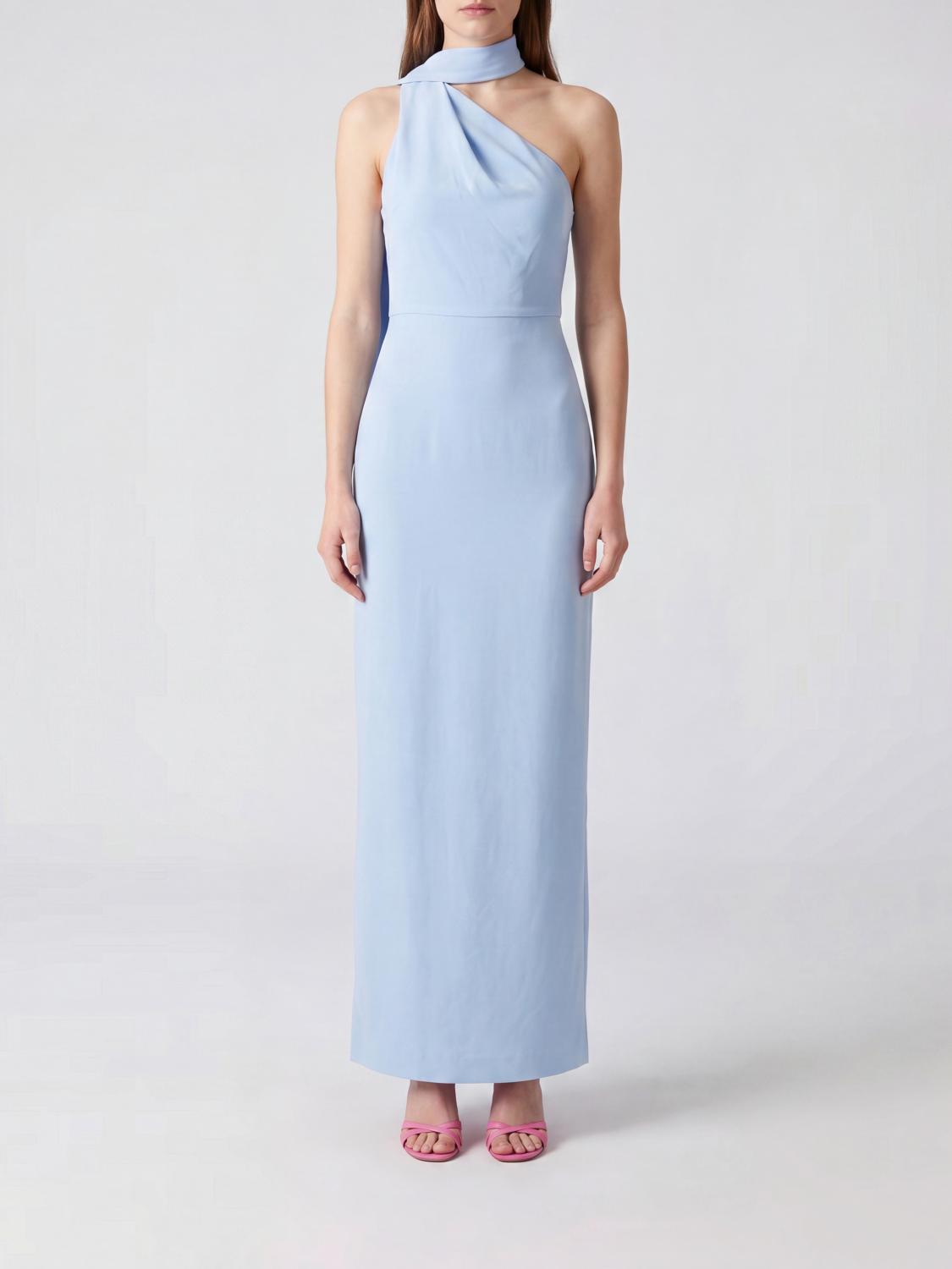 Solace London Dress Woman Gnawed Blue SOLACE LONDON