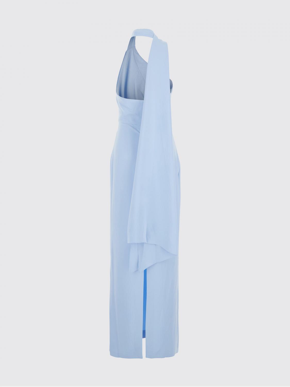 Solace London Dress Woman Gnawed Blue SOLACE LONDON