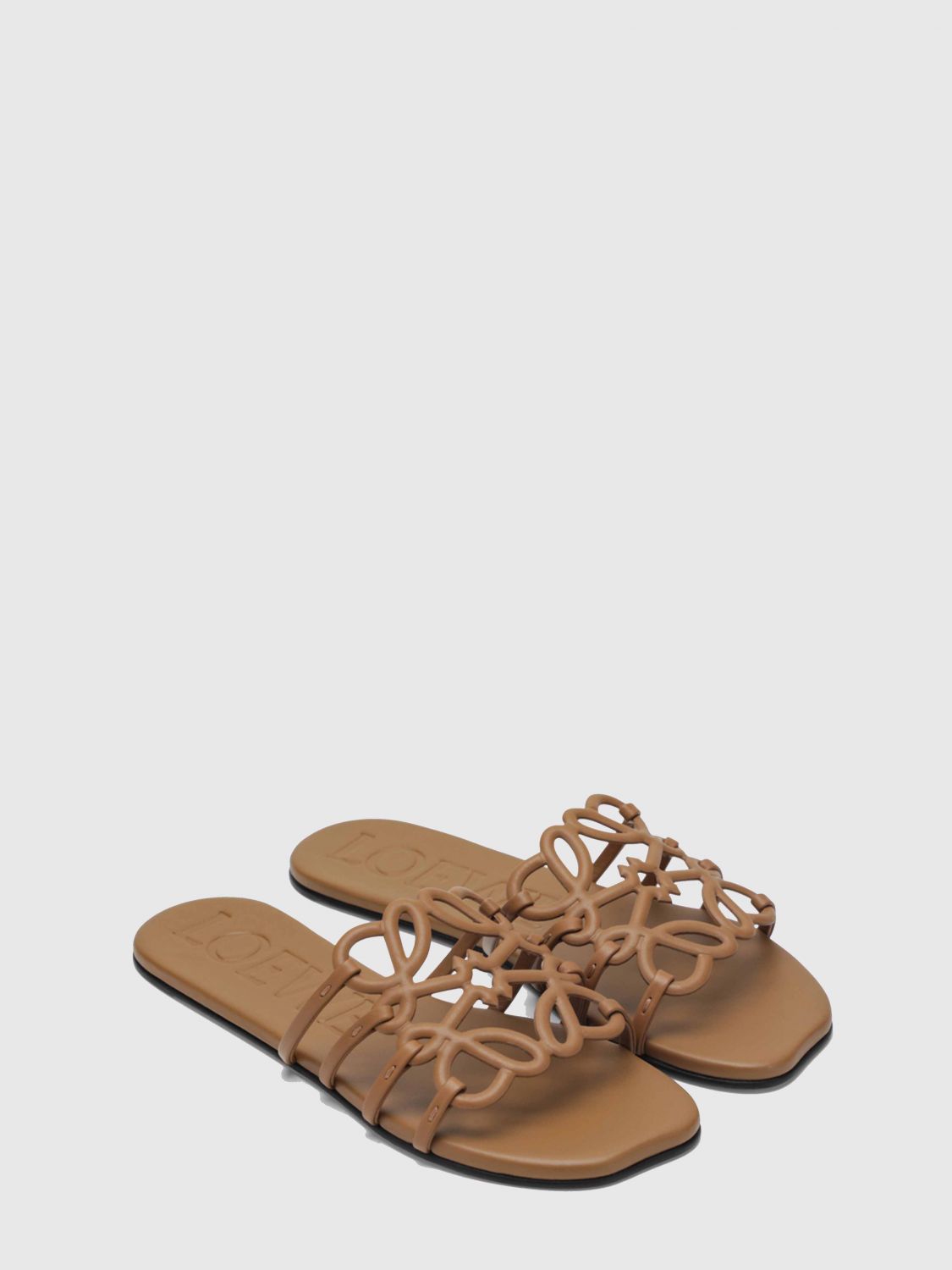Loewe Heeled Sandal Woman Camel LOEWE