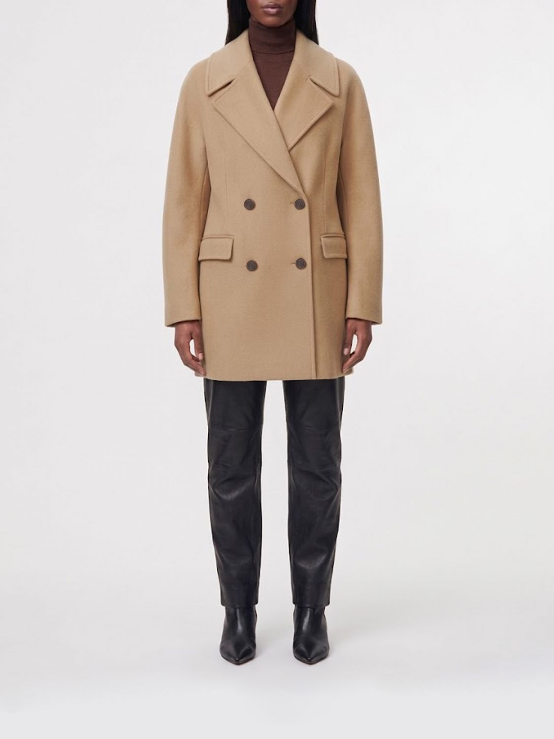 Loewe Coat Woman Camel LOEWE