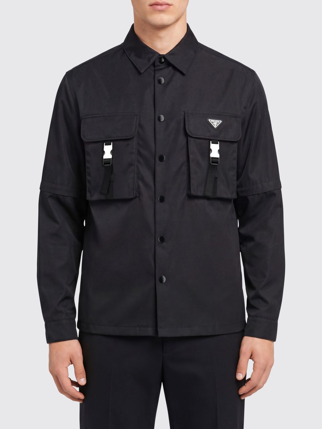 Prada Shirt Men Black PRADA