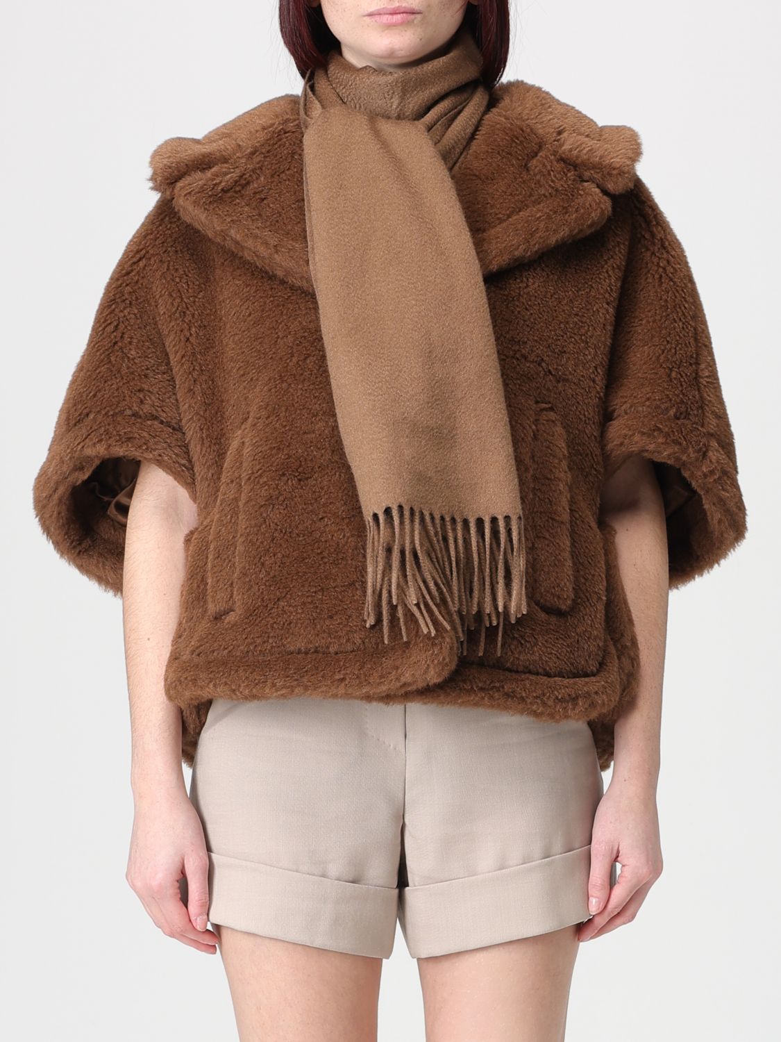 Max Mara Scarf Woman Brown