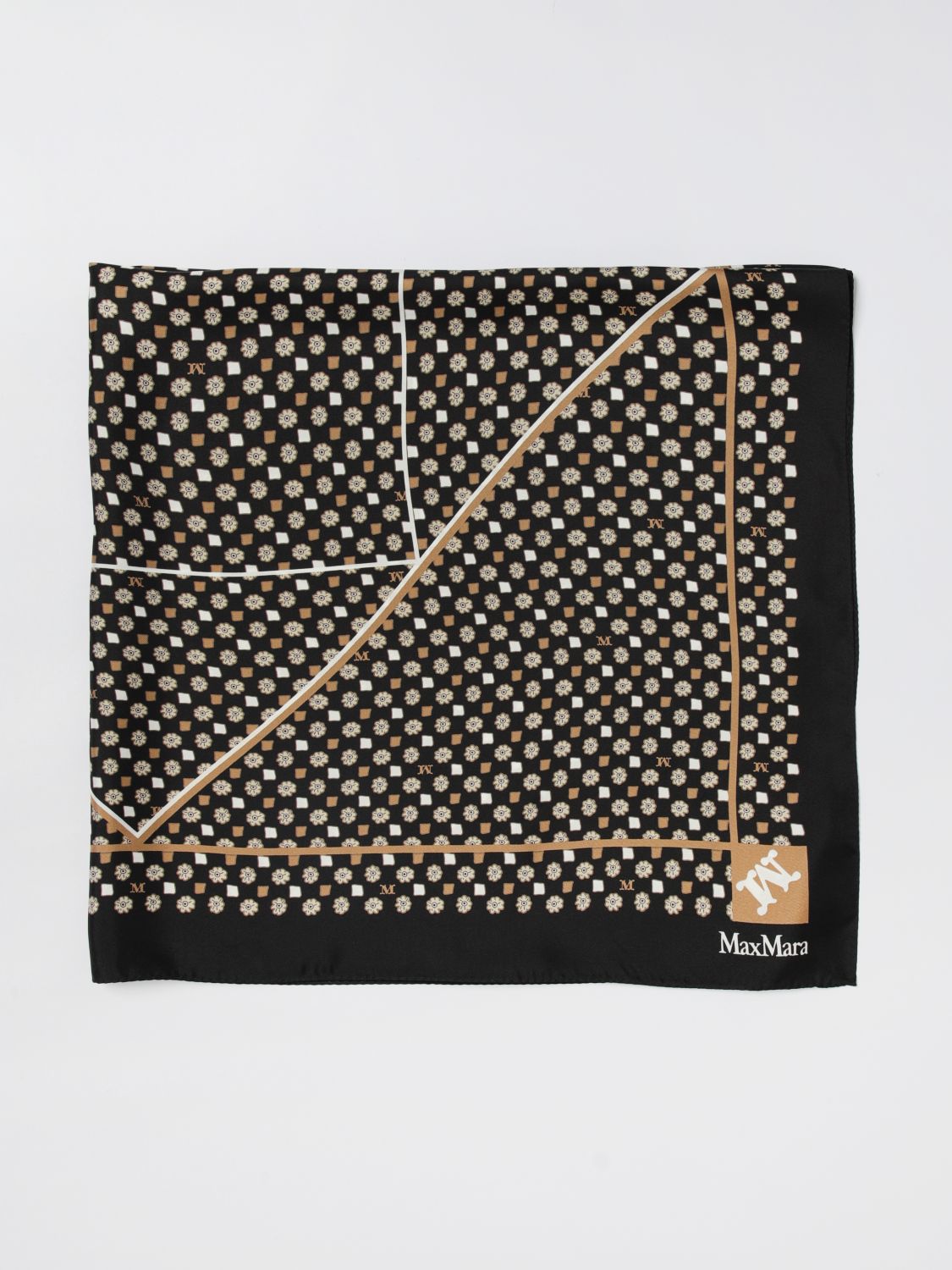 Max Mara Neck Scarf Woman Black