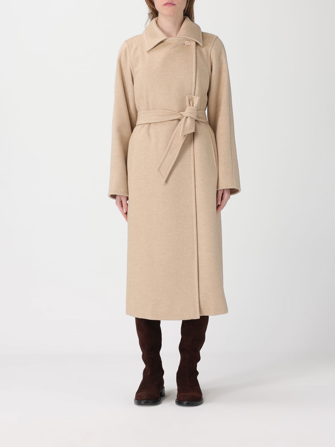 Max Mara Coat Woman Beige MAX MARA