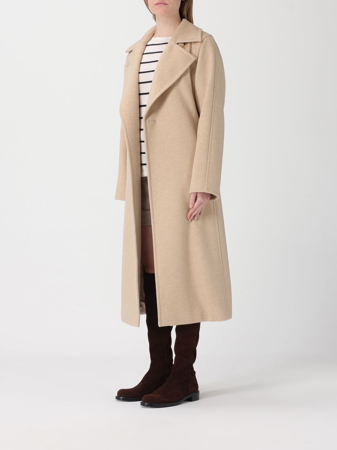 Max Mara Coat Woman Beige MAX MARA