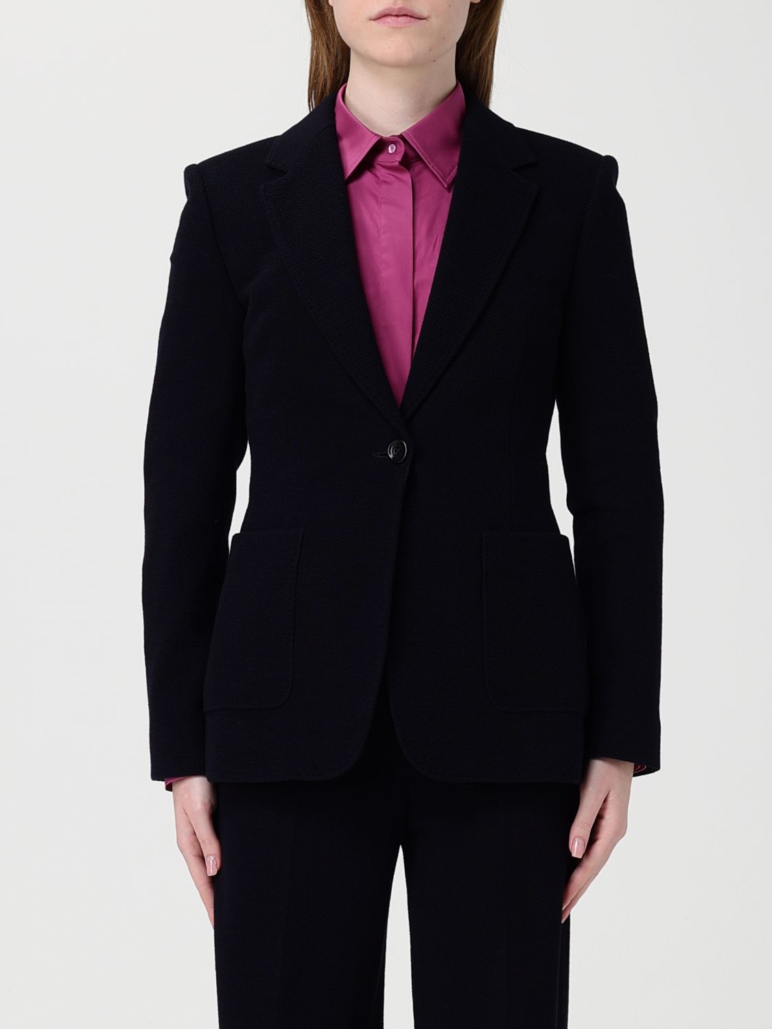 Max Mara Jacket Woman Blue MAX MARA